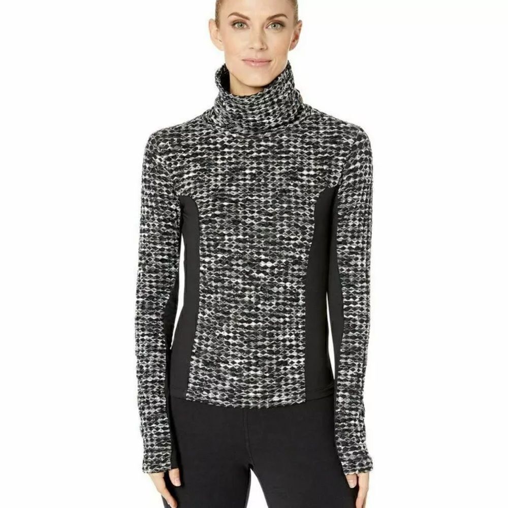 NIKE PRO Hyperwarm Womens Pullover Black Gray Women’s Size Small 933296-010